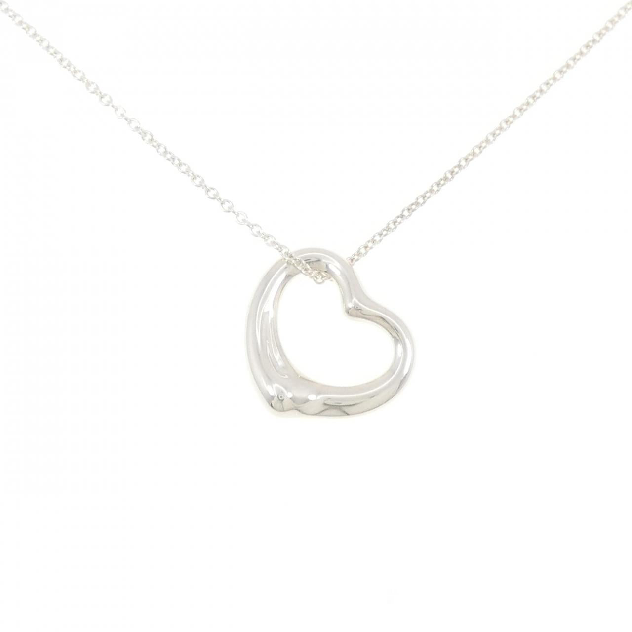 Tiffany Open Heart 925 Silver Necklace
