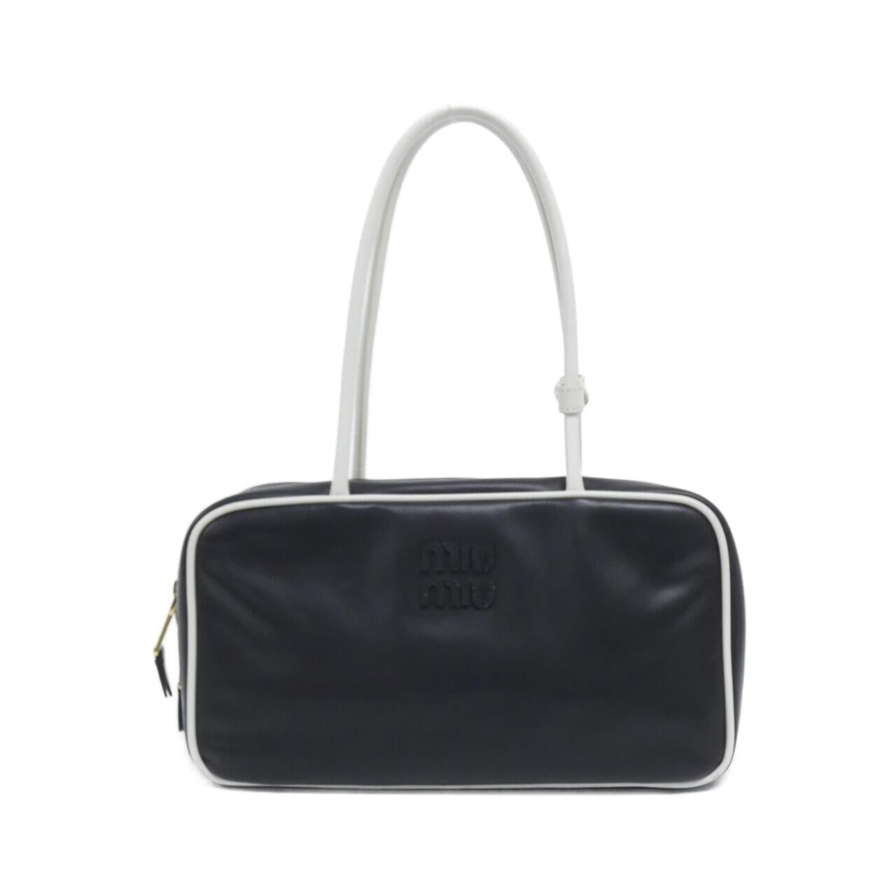 Miu Miu 5BB172 SOFTY PIPING Shoulder Bag