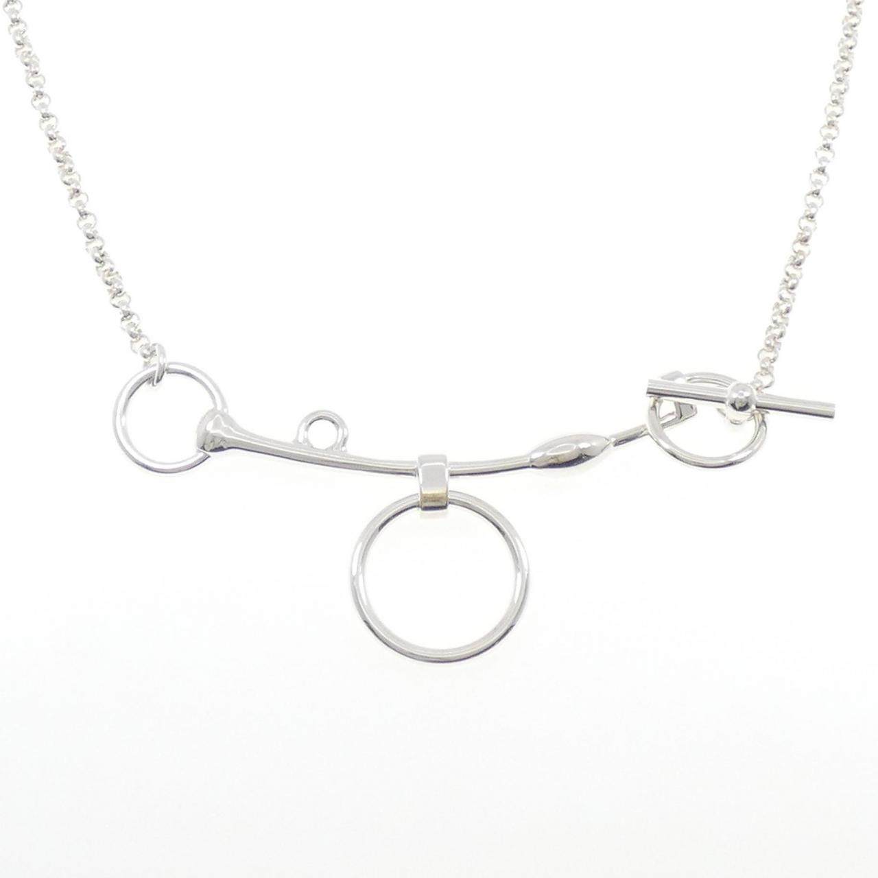 Hermes Mall De Brid 925 Silver Necklace
