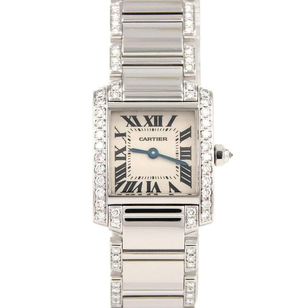 Cartier Tank Francaise White Gold Quartz