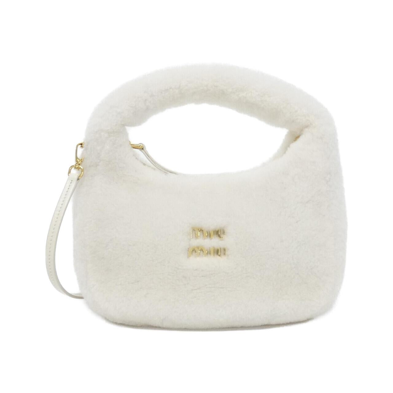 Miu Miu 5BC125 Montone Shoulder Bag