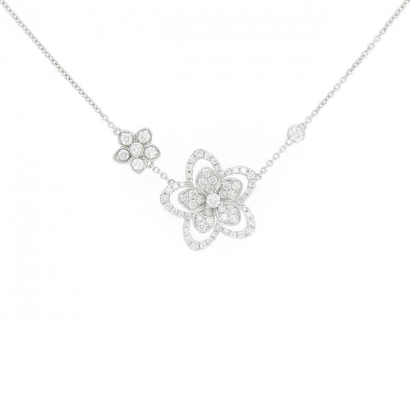 Graff Wild Flower Au750 White Gold Diamond Necklace