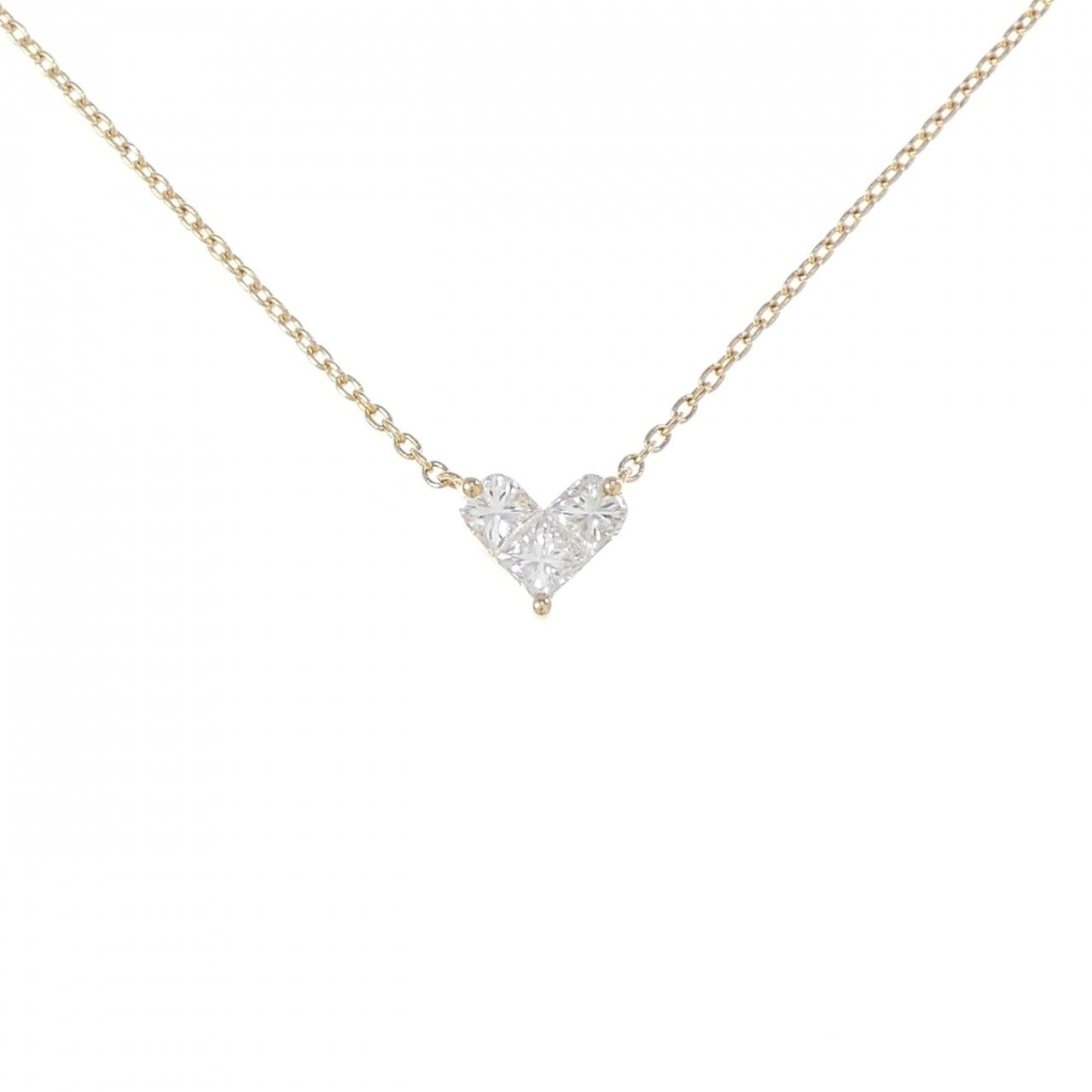 Star Jewelry Mysterious Heart Au750 Necklace