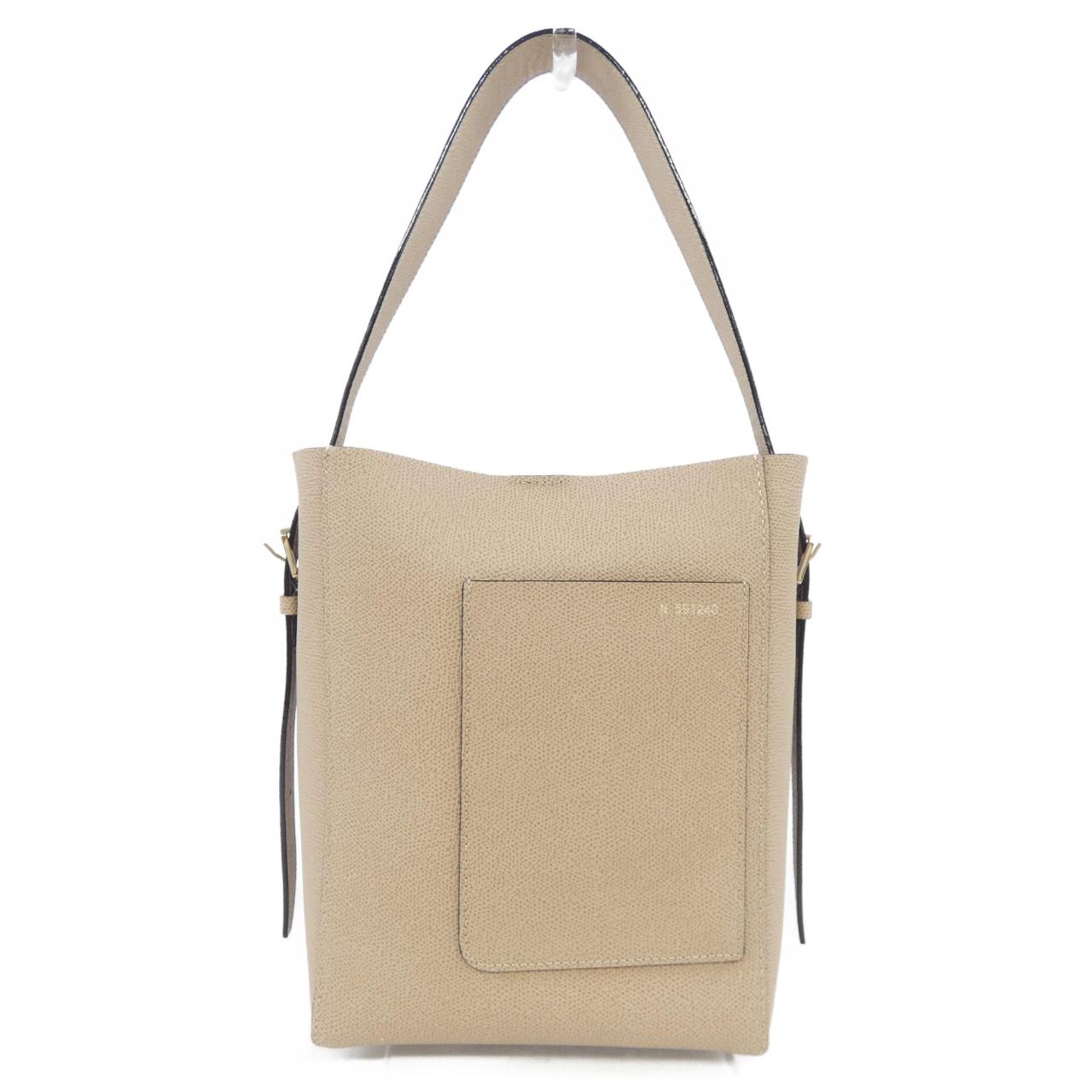 Valextra Closure Soft Calfskin Bucket Bag