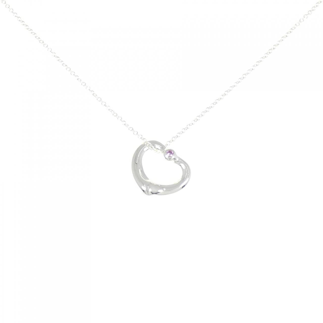 Tiffany & Co. Open Heart 925 Silver Necklace