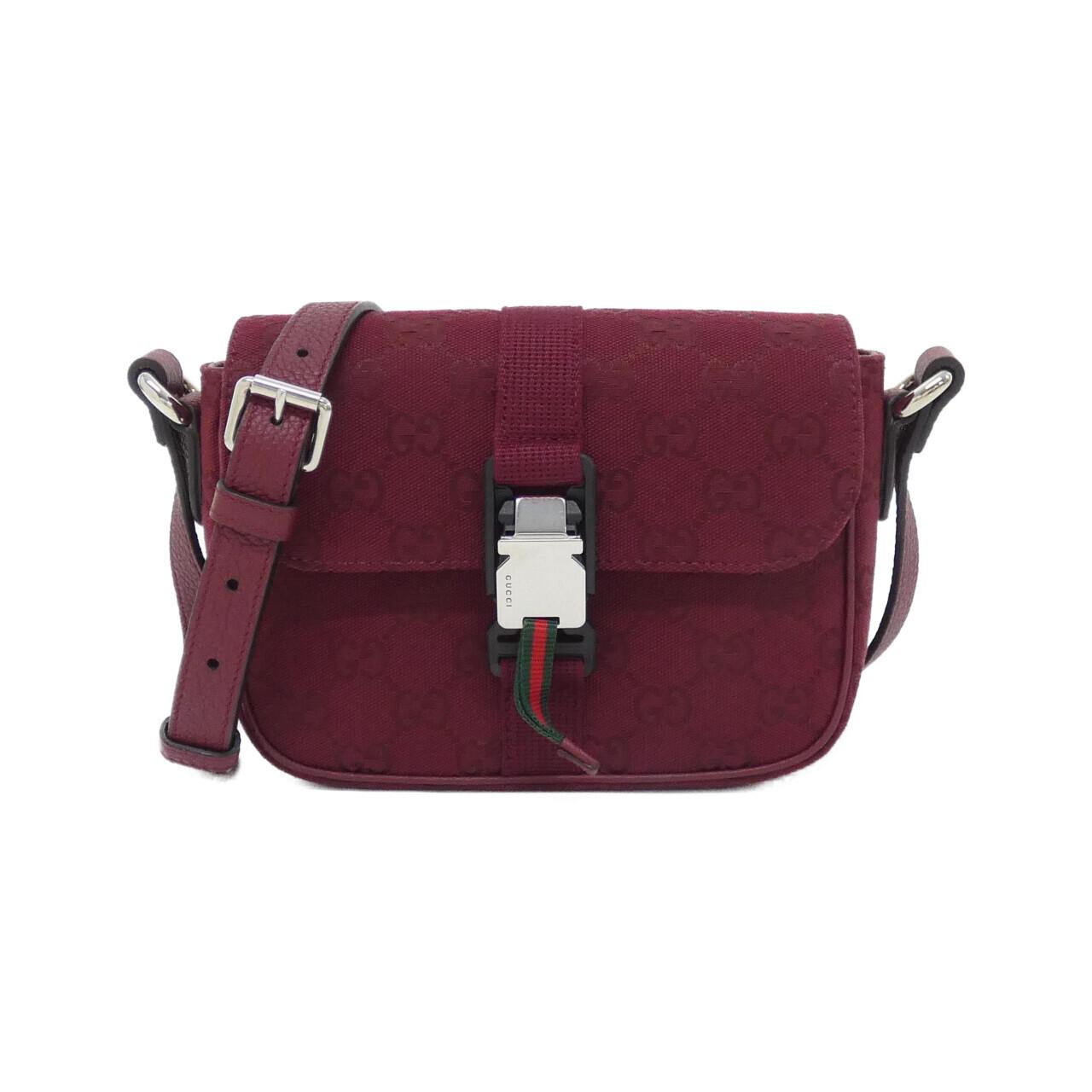 Gucci Original GG Canvas Leather Shoulder Bag