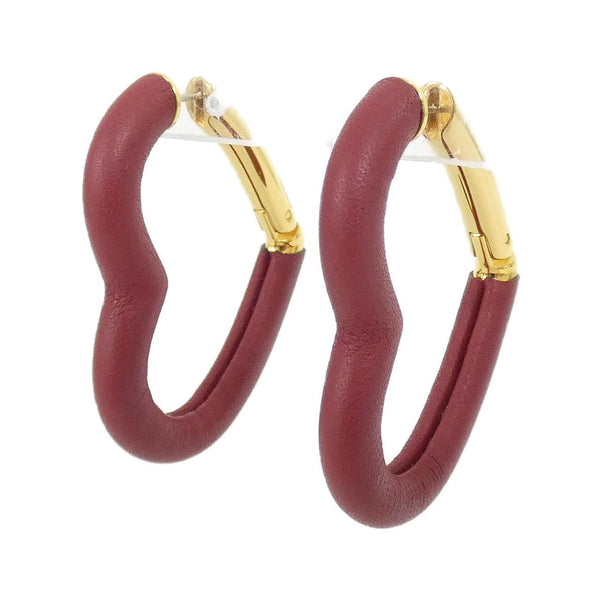 Hermes Au Coeur Du Faubourg Leather Earrings