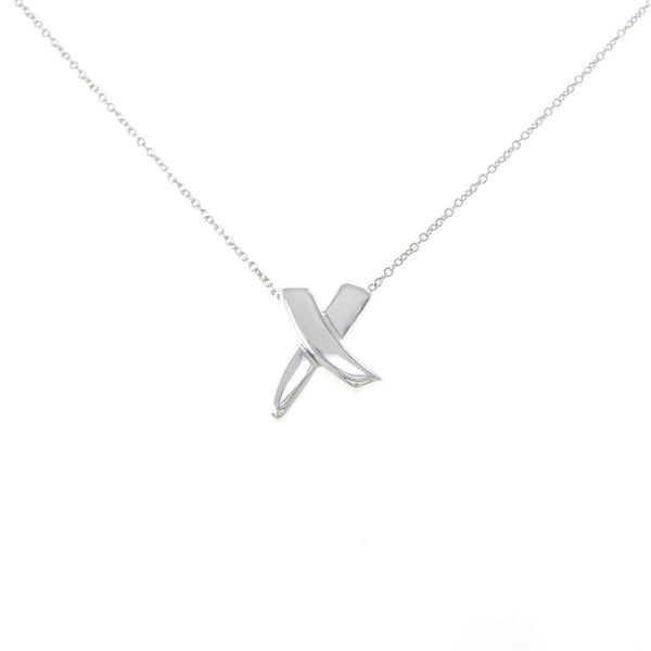 Tiffany Kiss 925 Silver Necklace