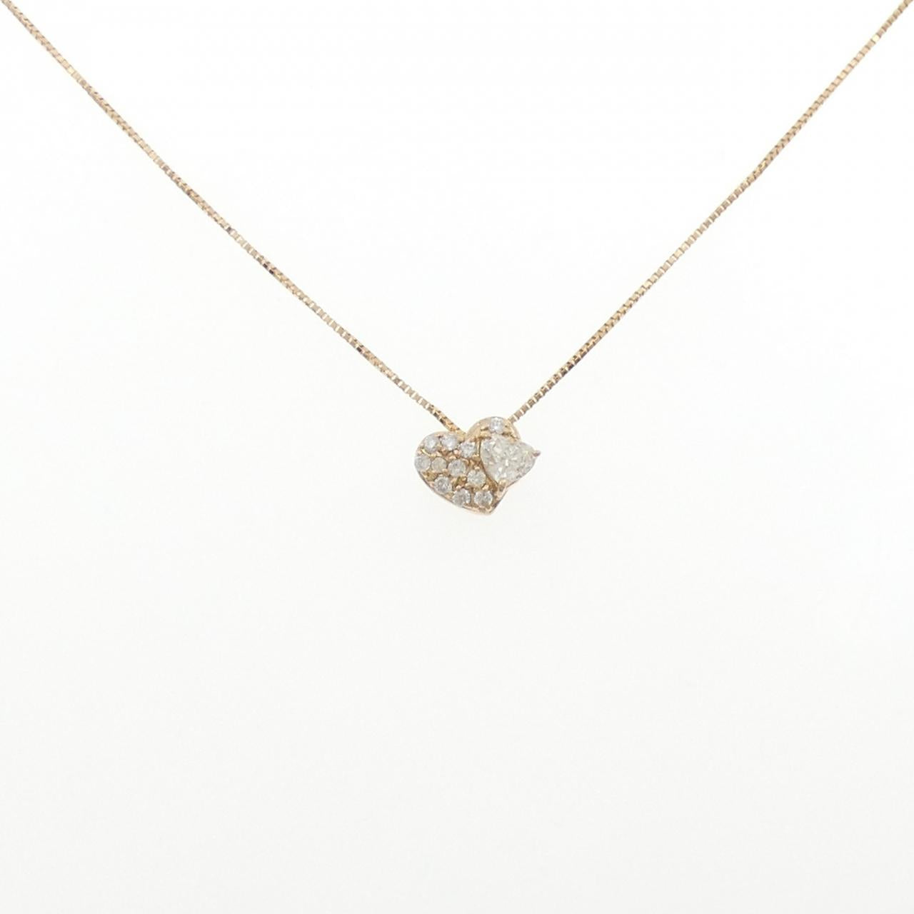 Au750 Heart Diamond Necklace
