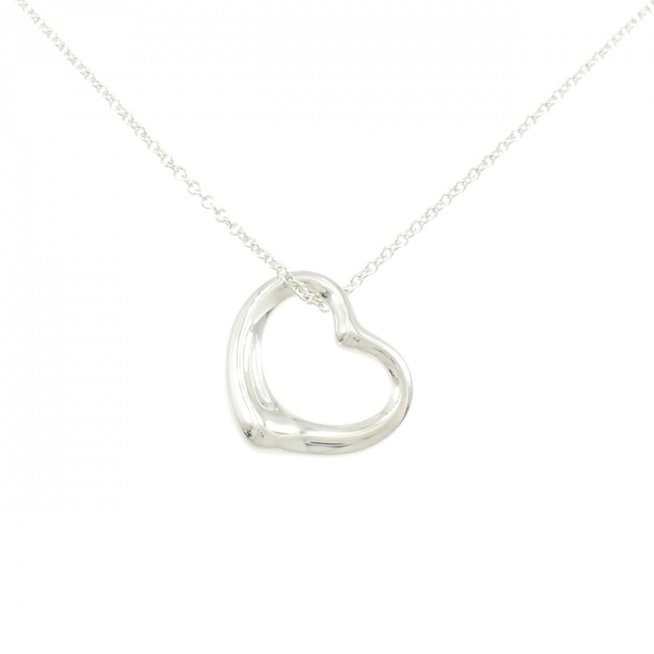 Tiffany Open Heart 925 Silver Necklace