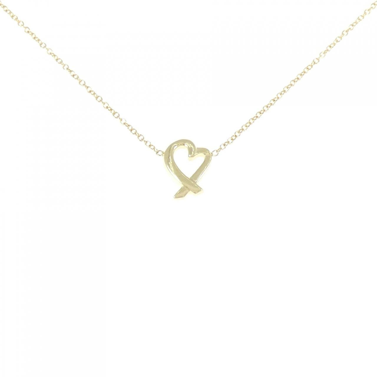Tiffany Loving Heart Au750 Necklace