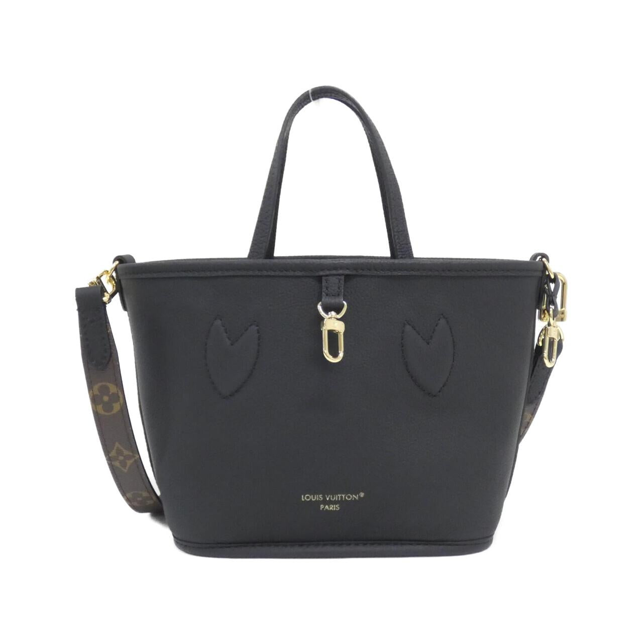 Louis Vuitton Monogram Neverfull Inside Out BB Coated Canvas Handbag