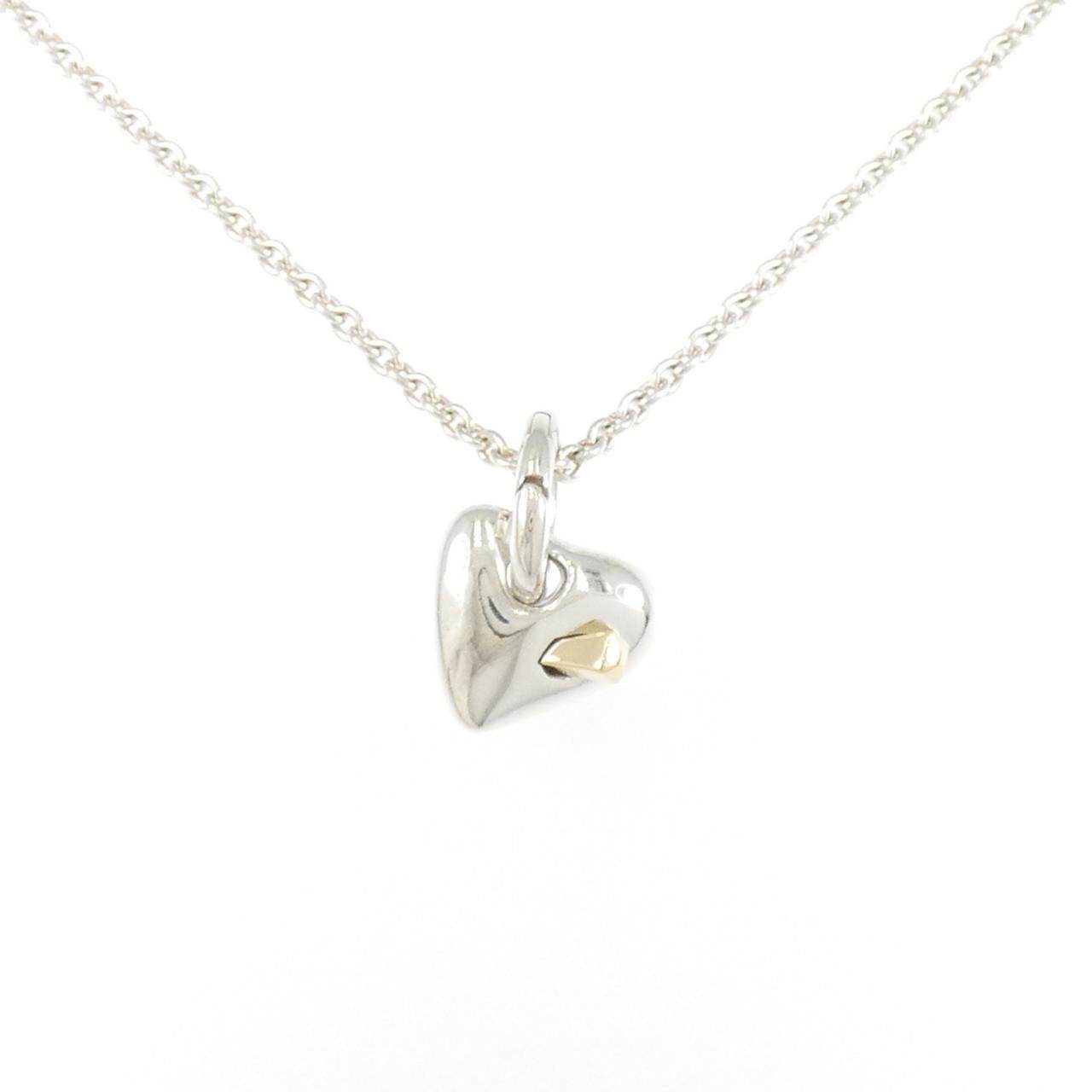 Hermes 925 Silver Au750 Yellow Gold Necklace