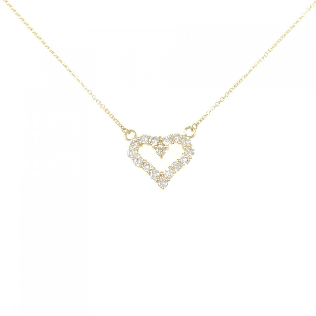 Au750 Heart Diamond Necklace