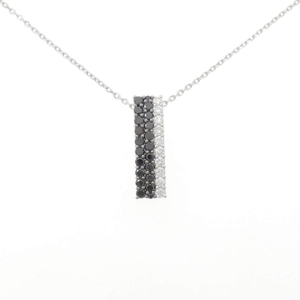 Au750 White Gold Diamond Necklace