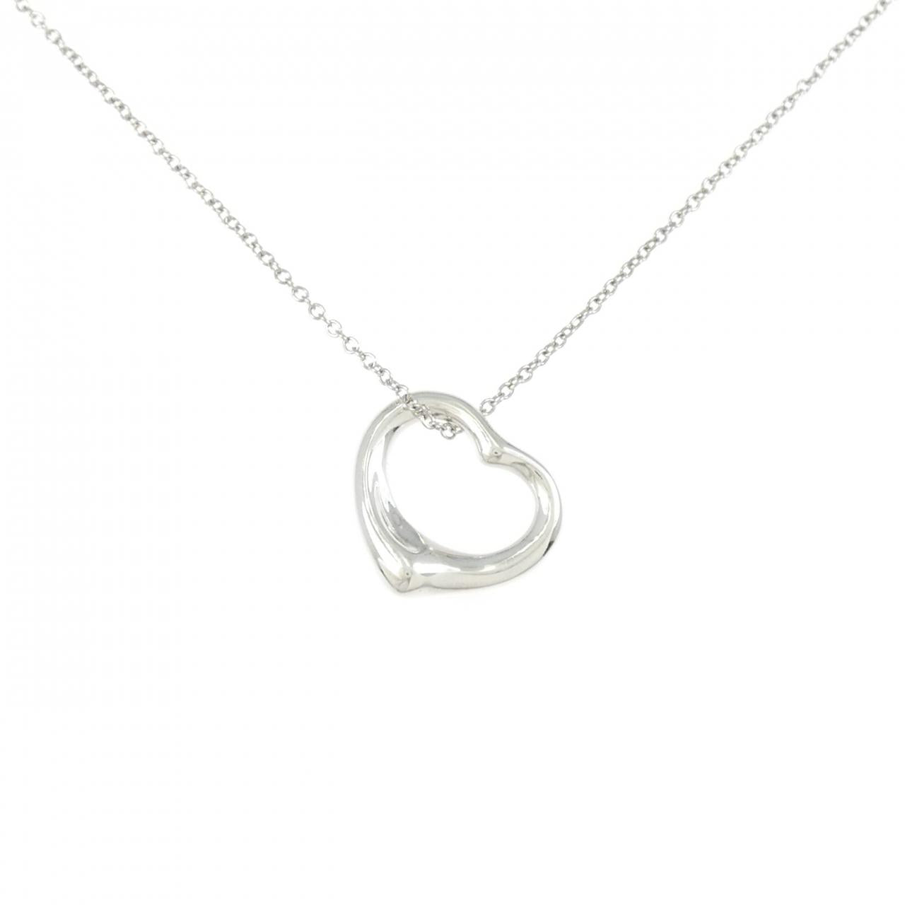 Tiffany Open Heart 925 Silver Necklace