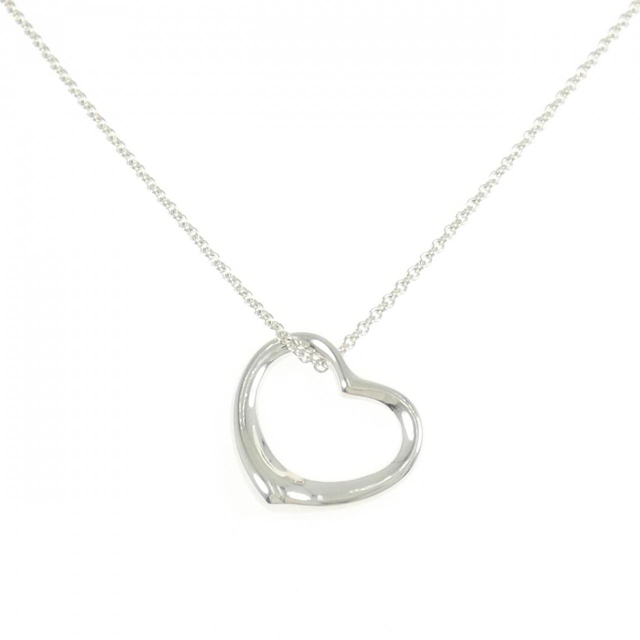 Tiffany Open Heart 925 Silver Necklace
