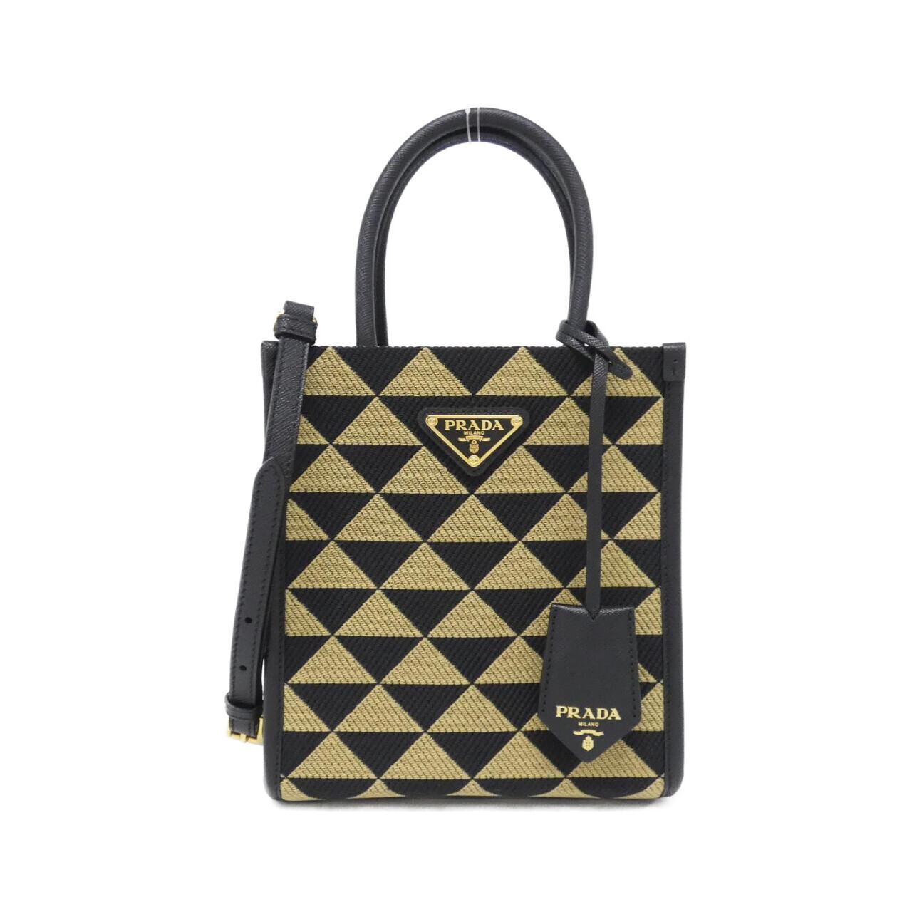 Prada TRIANGOLO JACQUARD shoulder bag