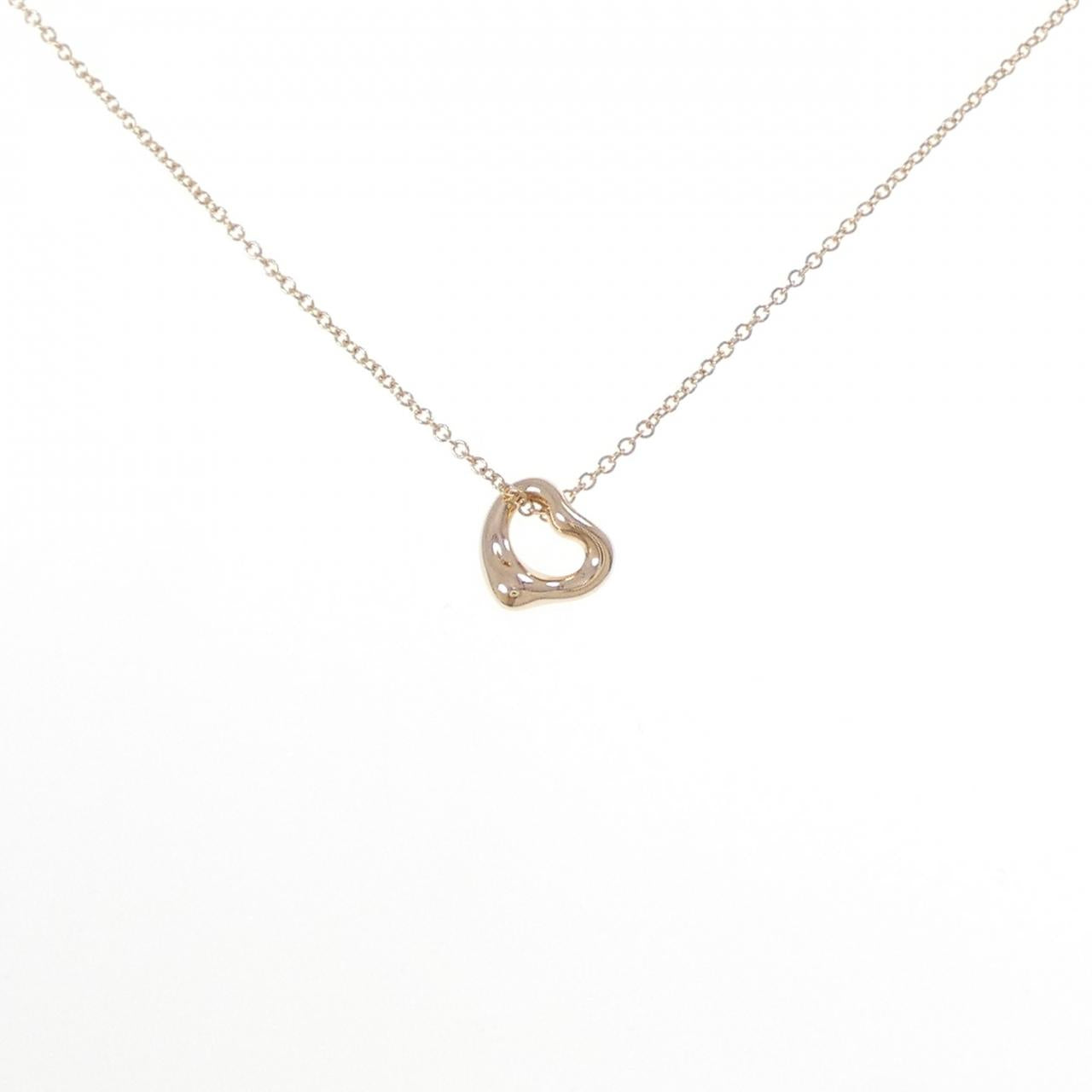 Tiffany Open Heart 750 Pink Gold Necklace