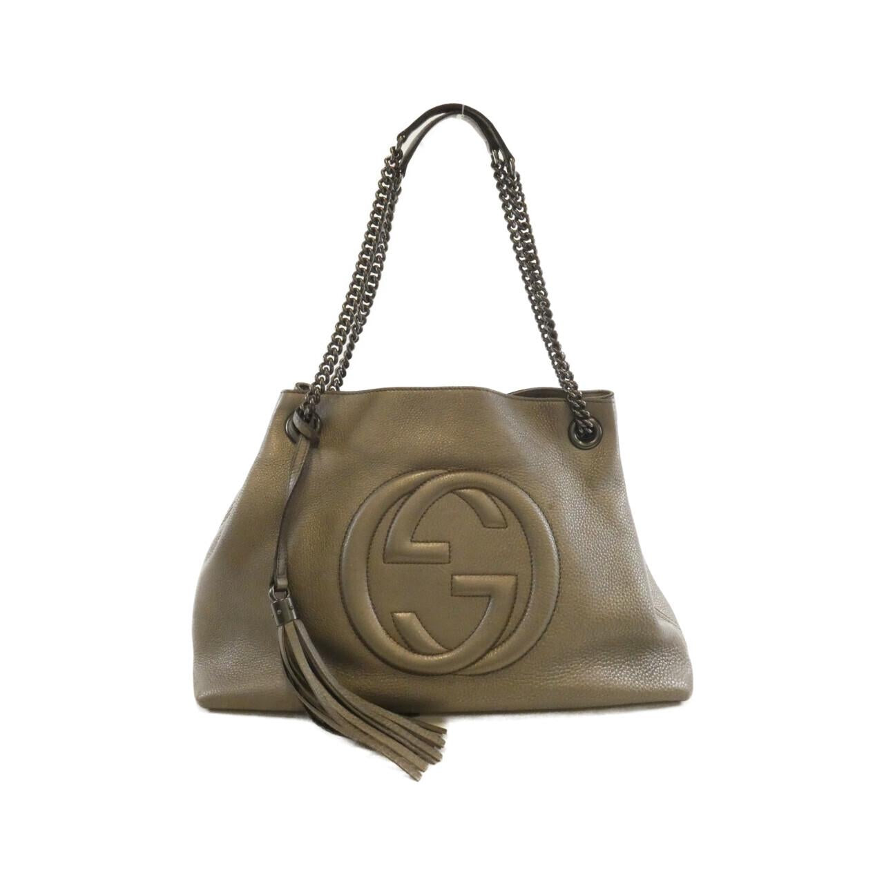 Gucci Metallic Leather Shoulder Bag