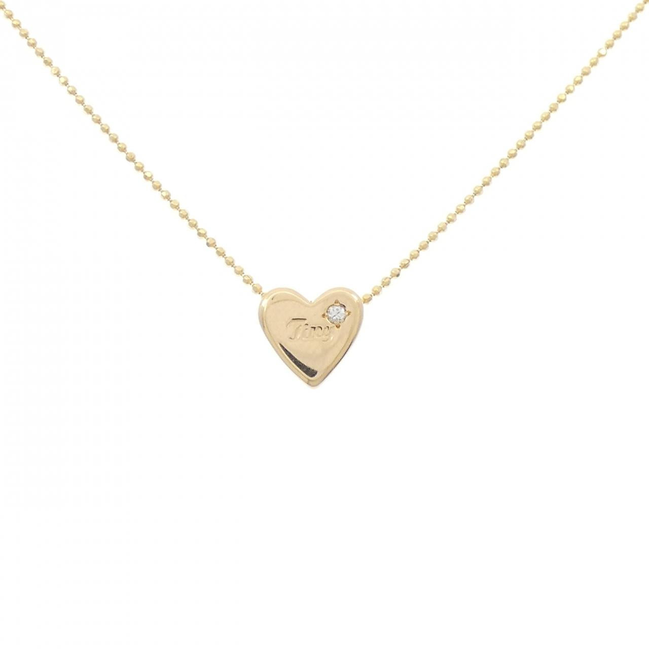 Au750 Heart Diamond Necklace