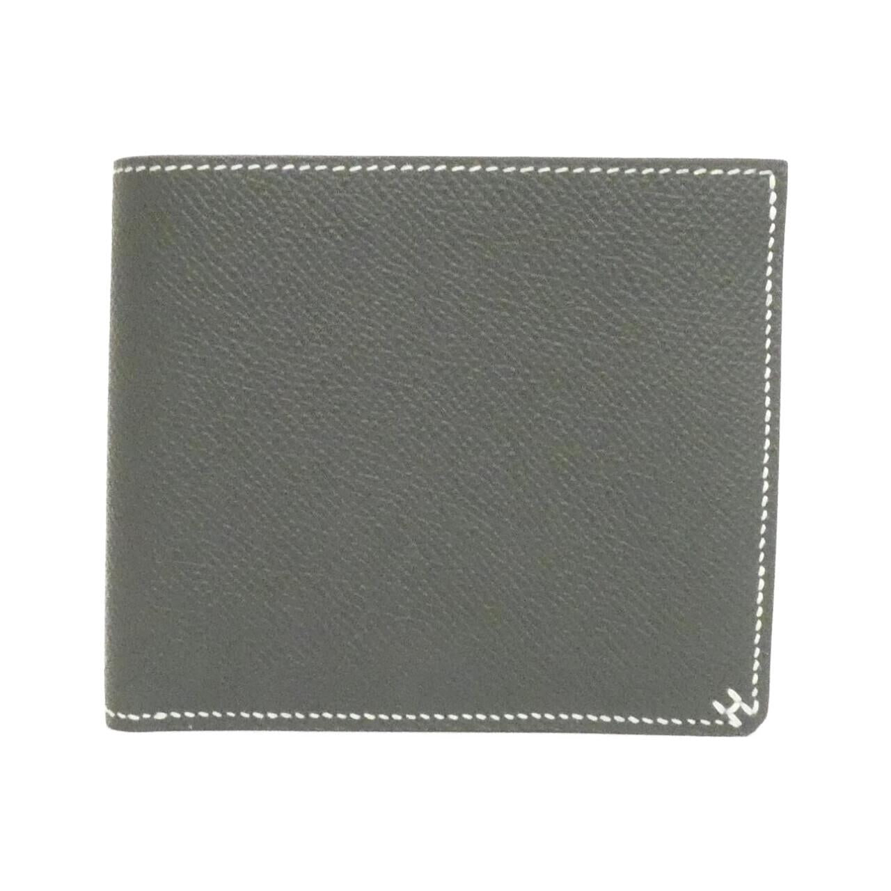 Hermès H Sellier Compact Epsom Wallet