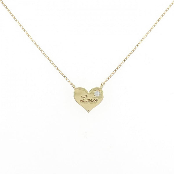 ete K10 Gold Diamond Necklace