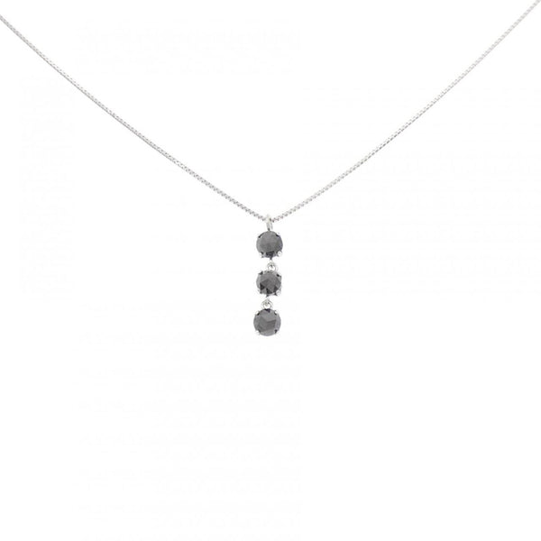 K10 White Gold Diamond Necklace
