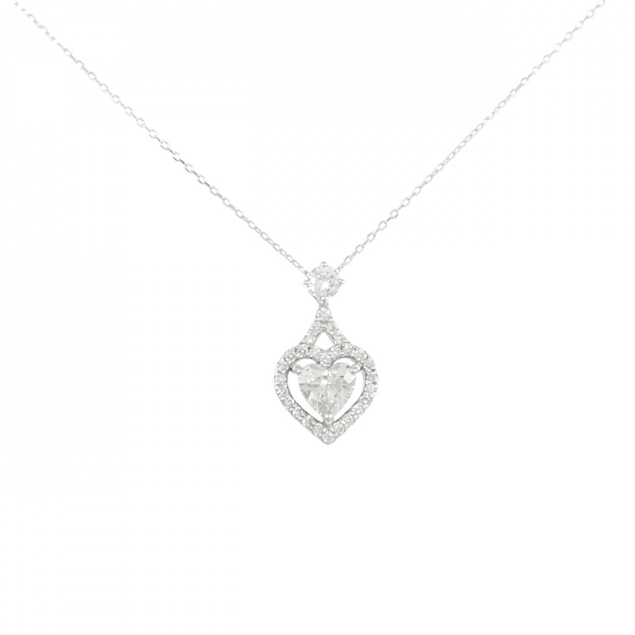 Au750 Heart Diamond Necklace