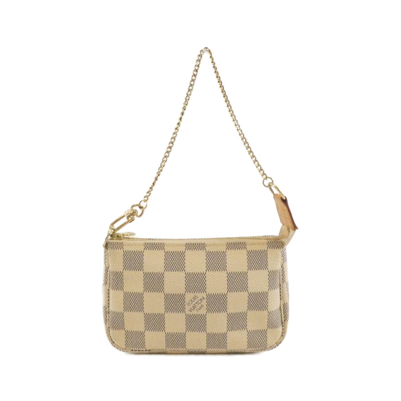 Louis Vuitton Mini Pochette Accessoires Damier Azur Accessory Pouch