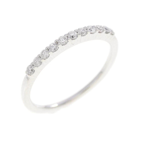 4℃ K10 White Gold Diamond Ring