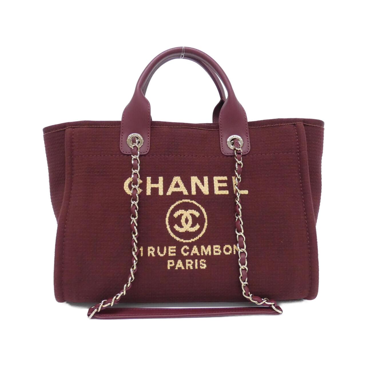 Chanel Deauville Mixed Fibers Tote Bag