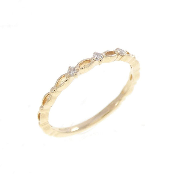 4C K10 Gold Diamond Ring