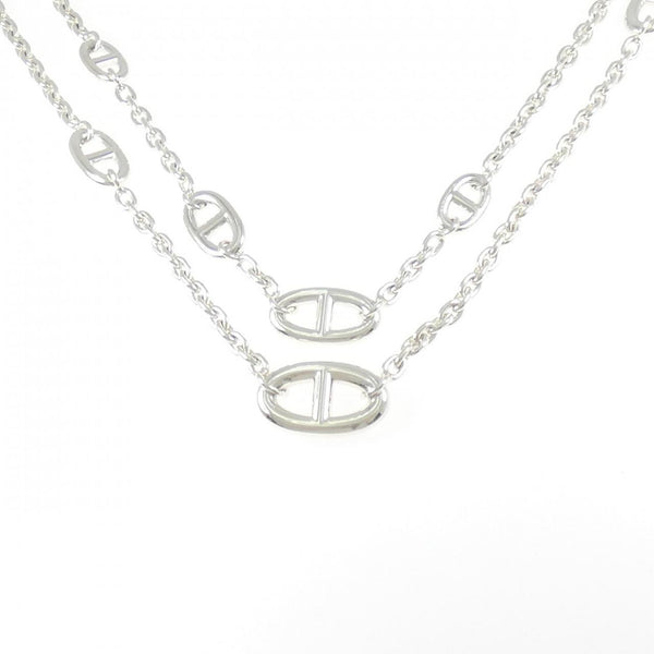 Hermes Farandole 925 Silver Necklace 159cm