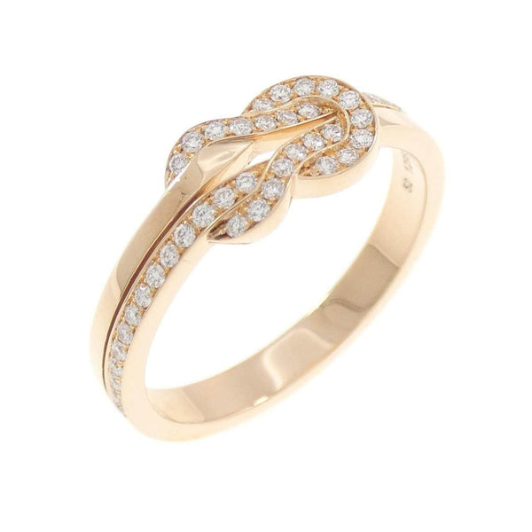 Fred Chance Infinie 750 Pink Gold Diamond Ring Size 11.5