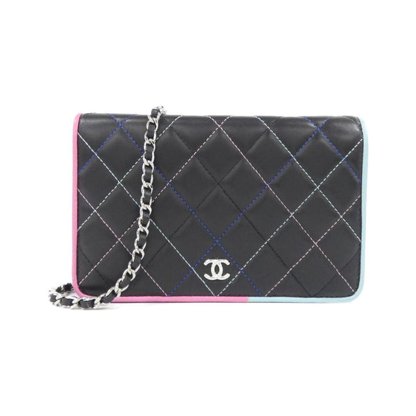 Chanel Lambskin Chain Wallet