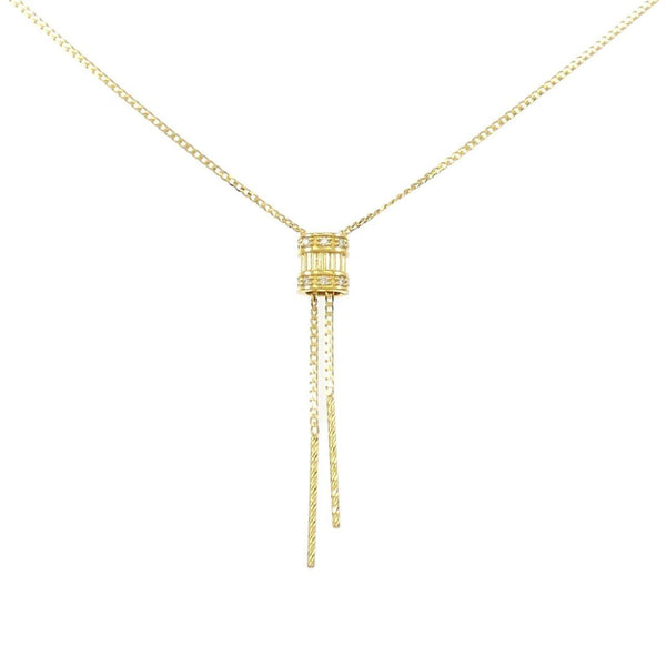 K24 Yellow Gold Diamond Necklace