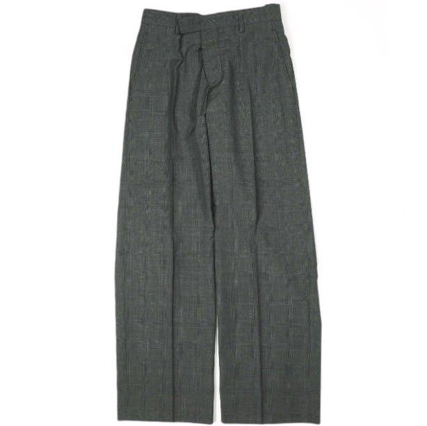 Miu Miu Tropical Wool Glen Check Slacks