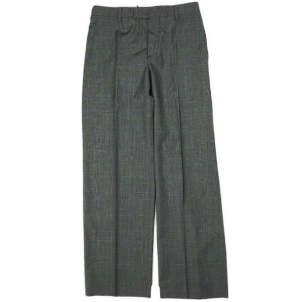 Miu Miu Tropical Wool Check Slacks