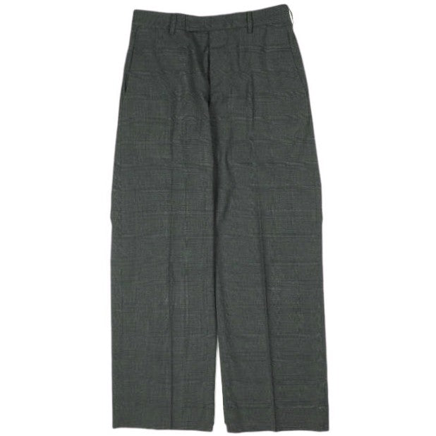 Miu Miu Tropical Wool Glen Check Slacks