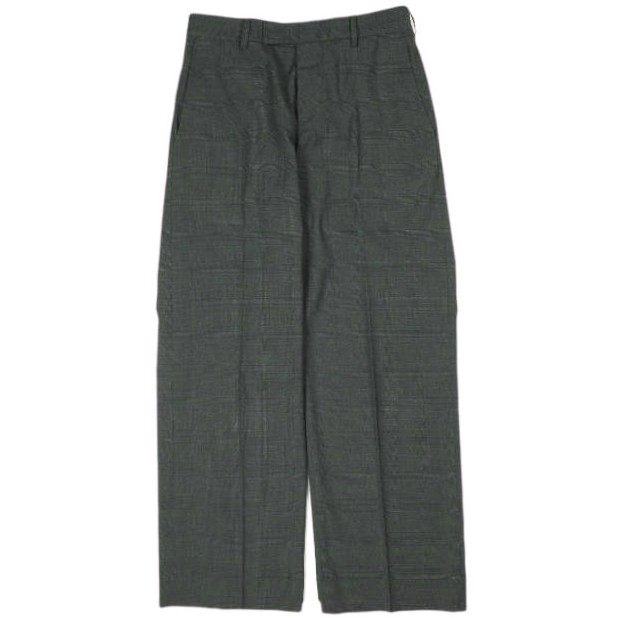 Miu Miu Tropical Wool Glen Check Slacks