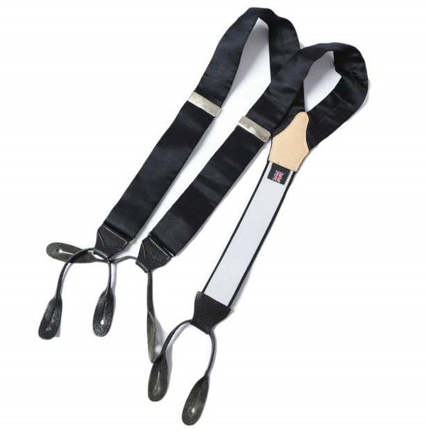 Albert Thurston Silk Leather Suspenders