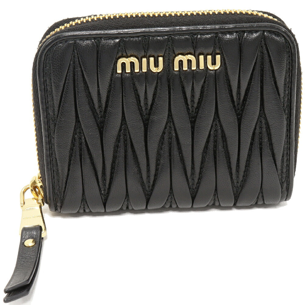 Miu Miu Matelassé Lambskin Coin Case
