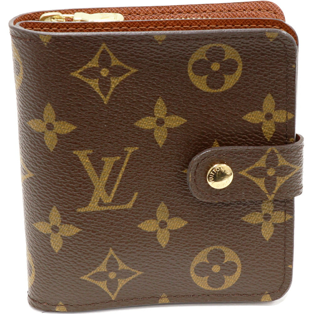 Louis Vuitton Monogram compact zip wallet