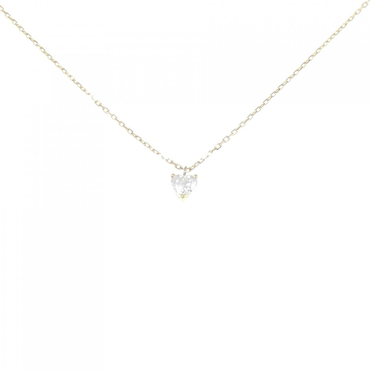 Au750 Heart Diamond Necklace