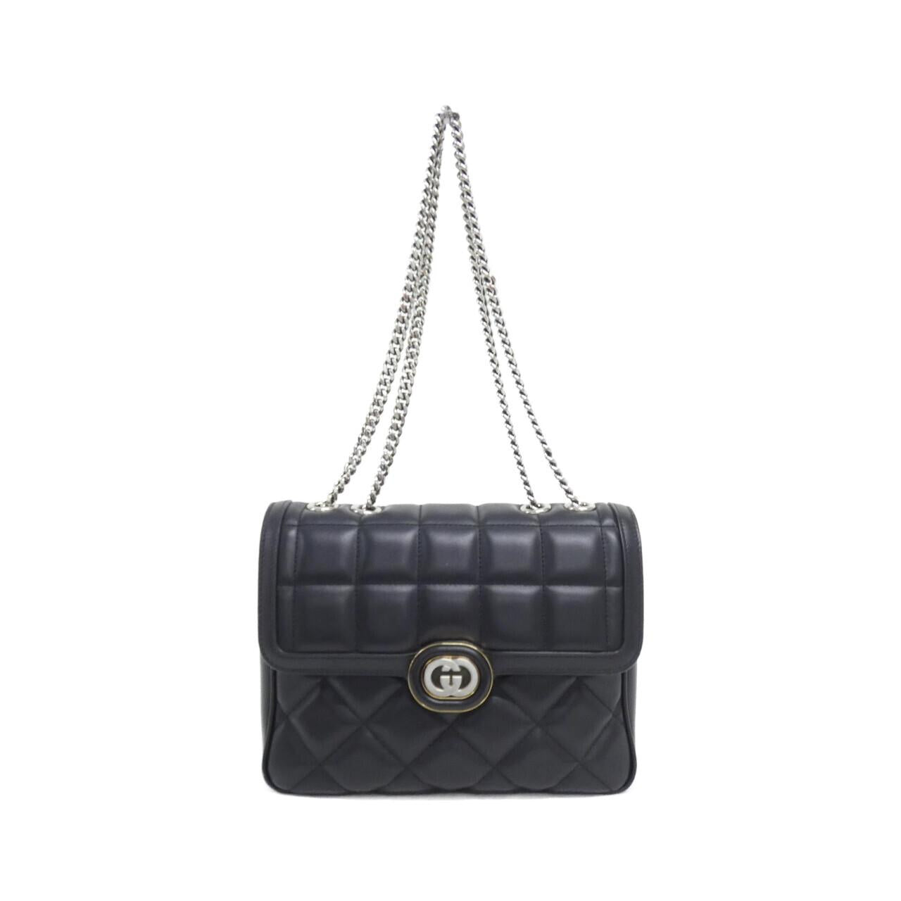 Gucci GUCCI DECO Leather Shoulder Bag