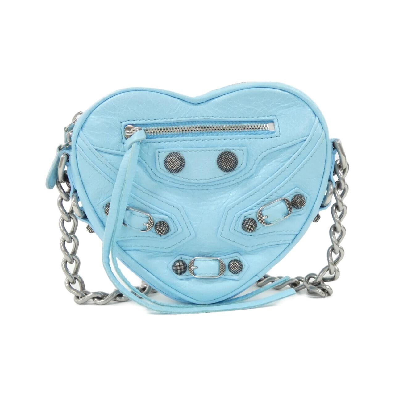 Balenciaga Le Cagoule Heart Mini Bag Lambskin Shoulder Bag