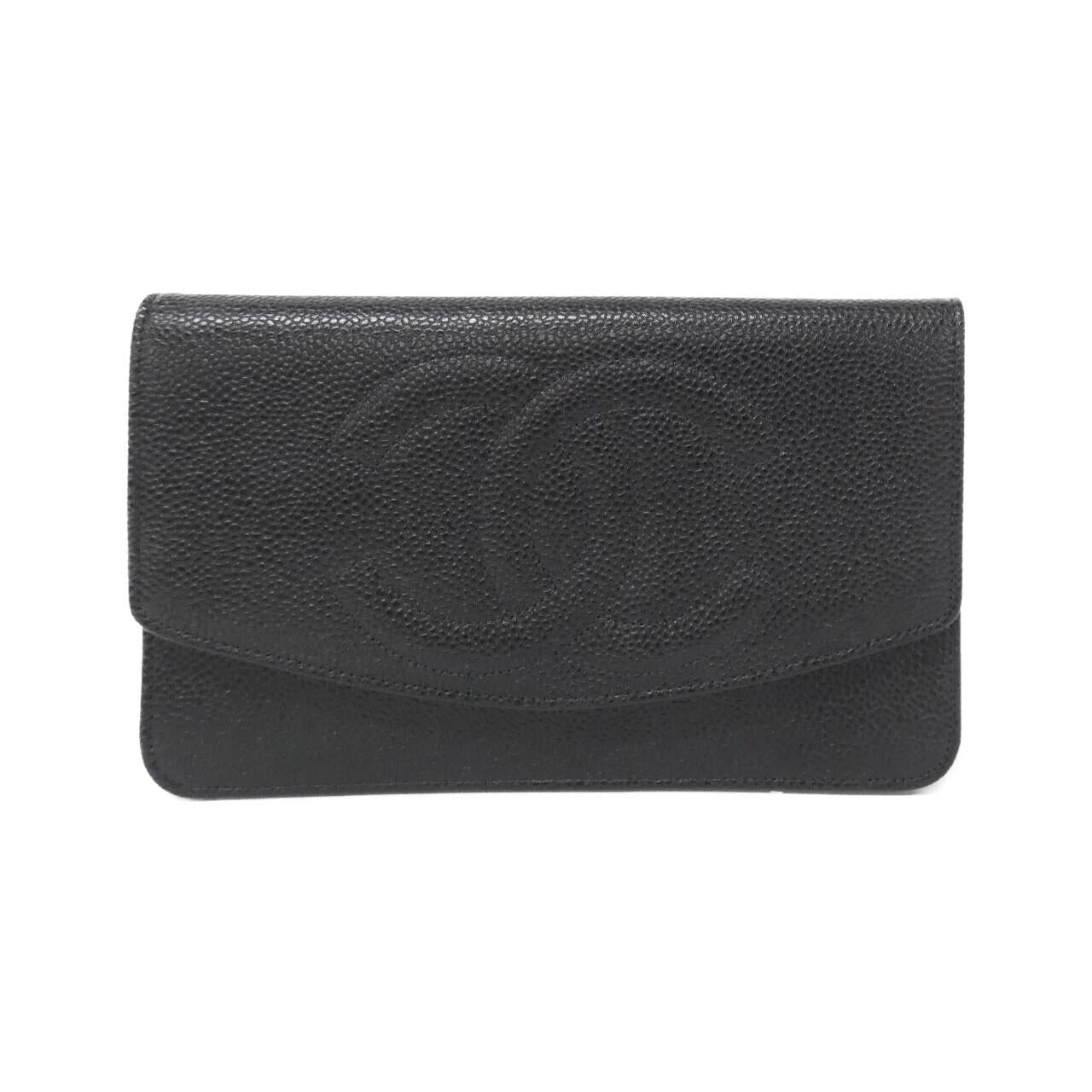 Chanel Timeless CC Caviar Skin Long Wallet
