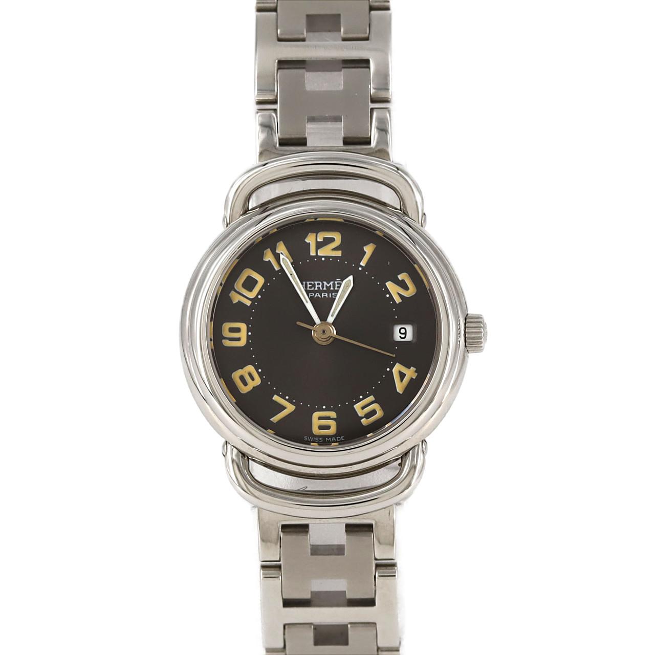 Hermes Clipper Stainless Steel Quartz