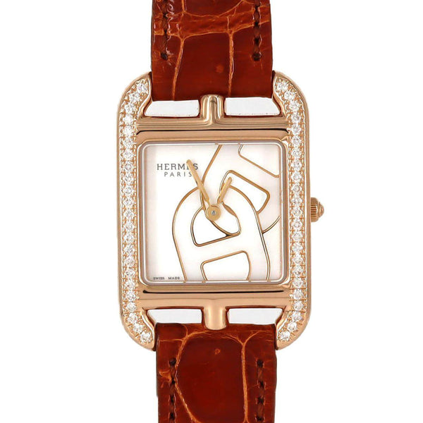 Hermes Cape Cod Chaine d’Ancre Joaillier Pink Gold Leather Ladies